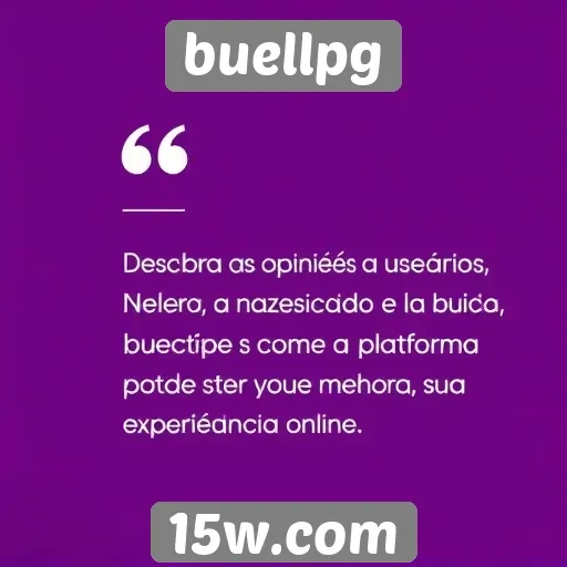 Opiniões de usuários sobre a navegação no buellpg